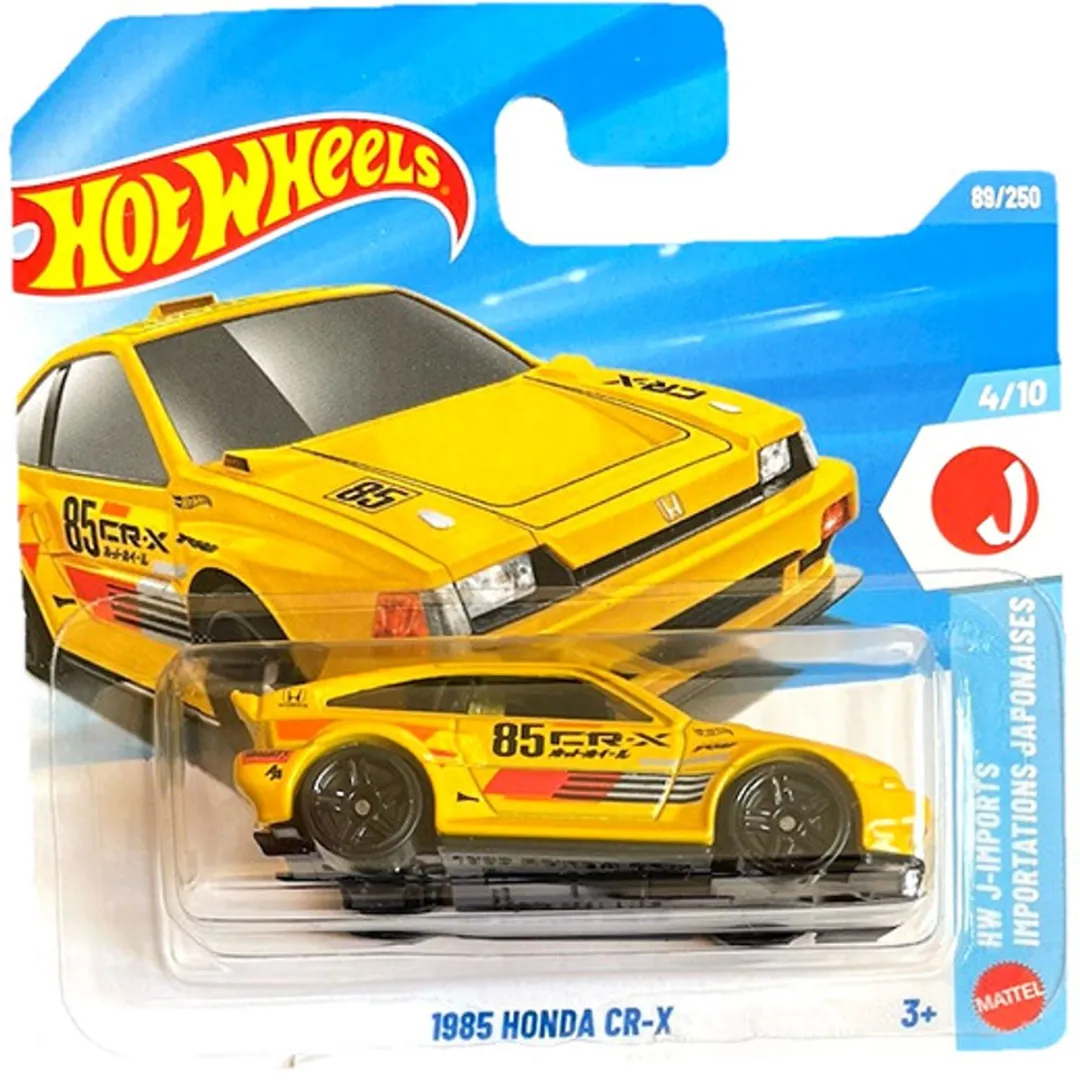 Hot Wheels Honda CR-X Geel 1:64