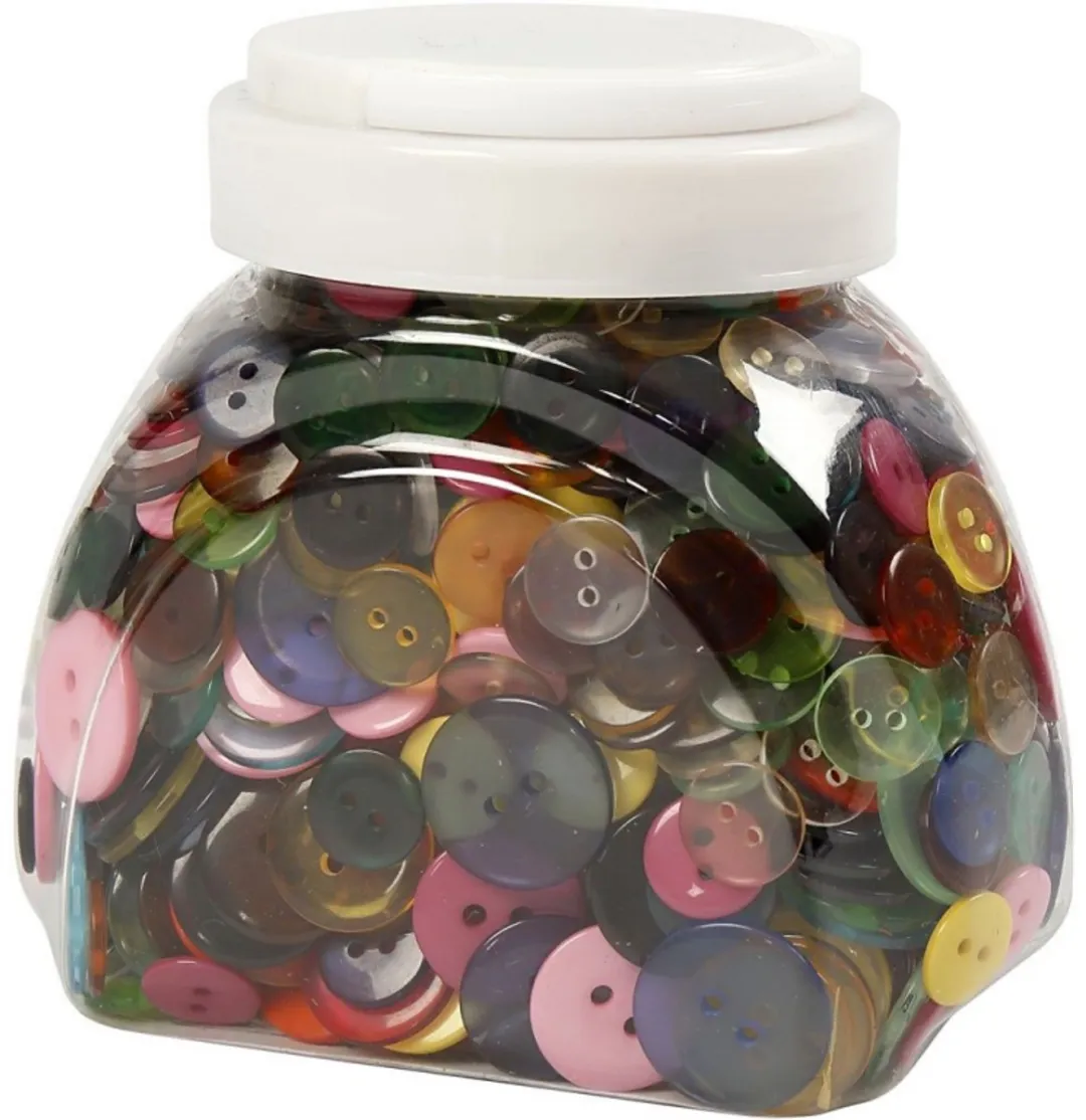 Creativ Company Knopenmix 800 Stuks - 150cm - Divers