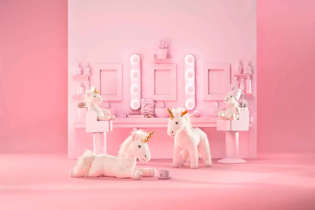 Steiff Unica Dangling Unicorn 20cm - Meerkleurig