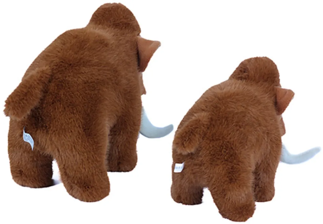 PIA Soft Toys Mammoet Knuffel - 35 cm - Bruin - afbeelding 6 van 6