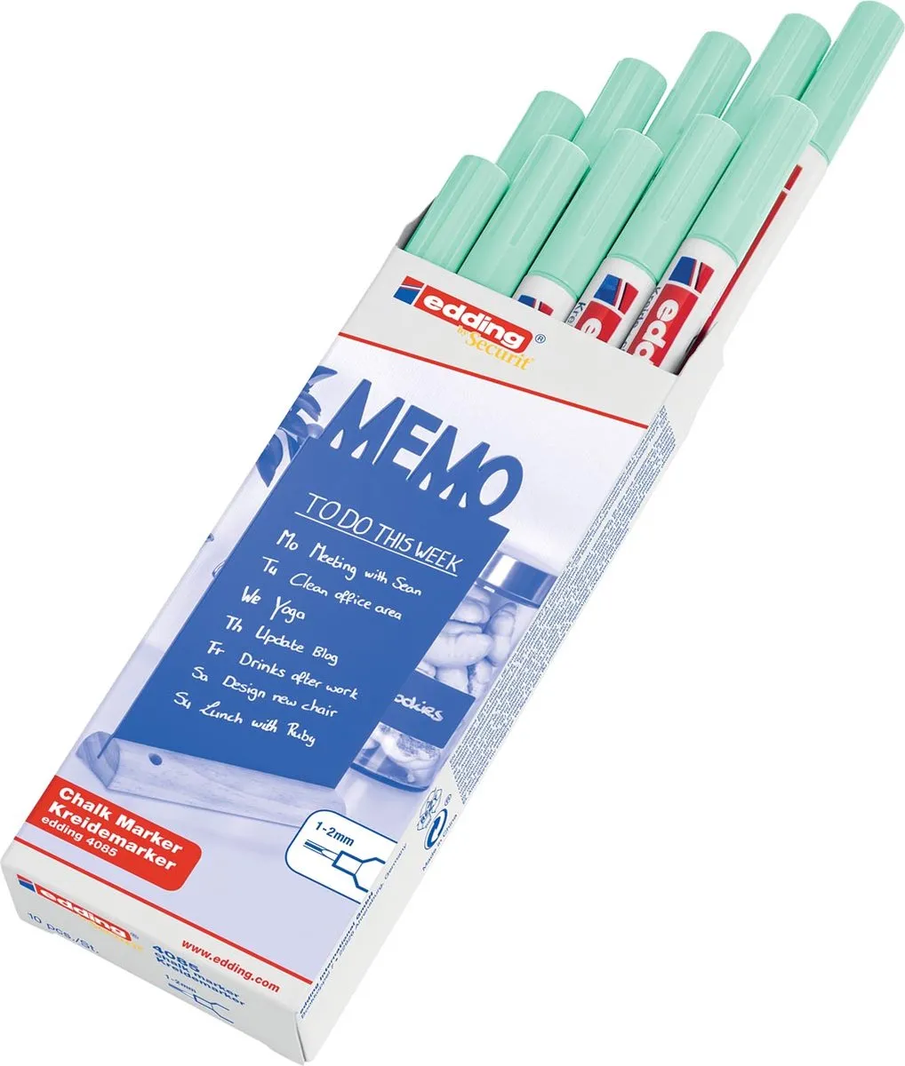 edding Kreidemarker 4085 Groen Pastel - 1 Stuk