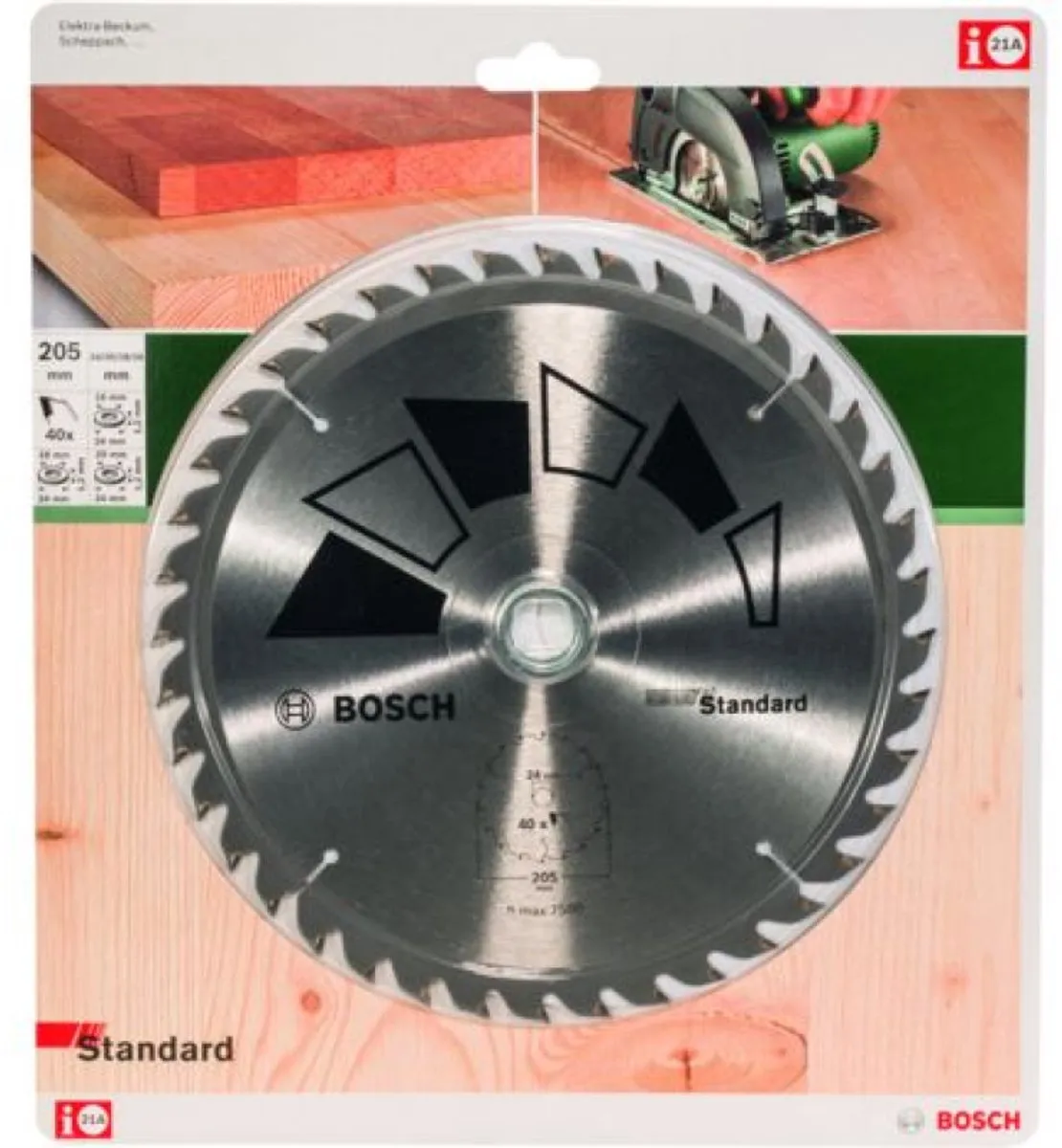 Bosch Professional Cirkelzaagblad Standard 205mm