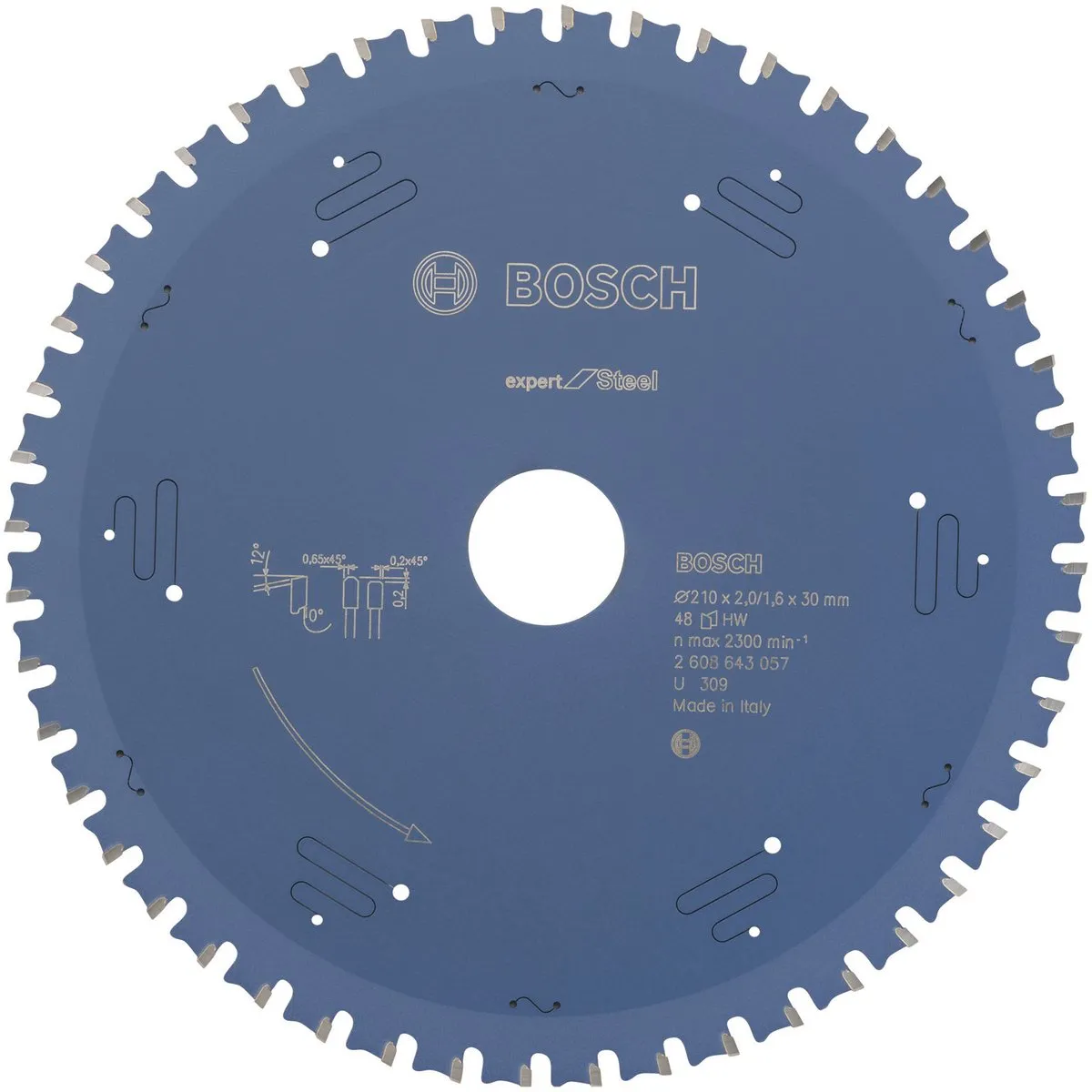 Bosch Expert Staalzaagblad 210mm 48 Tanden - 30mm As