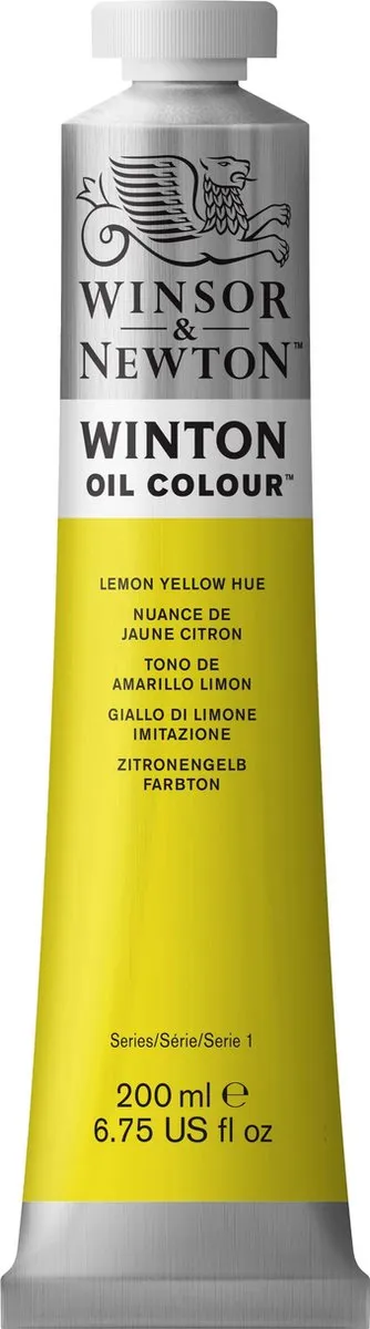 Winsor & Newton Winton Olieverf Lemon Yellow Hue 200ml