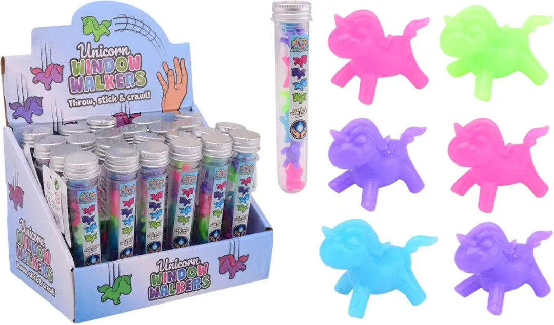 Johntoy Sticky Eenhoorn Raamlopers