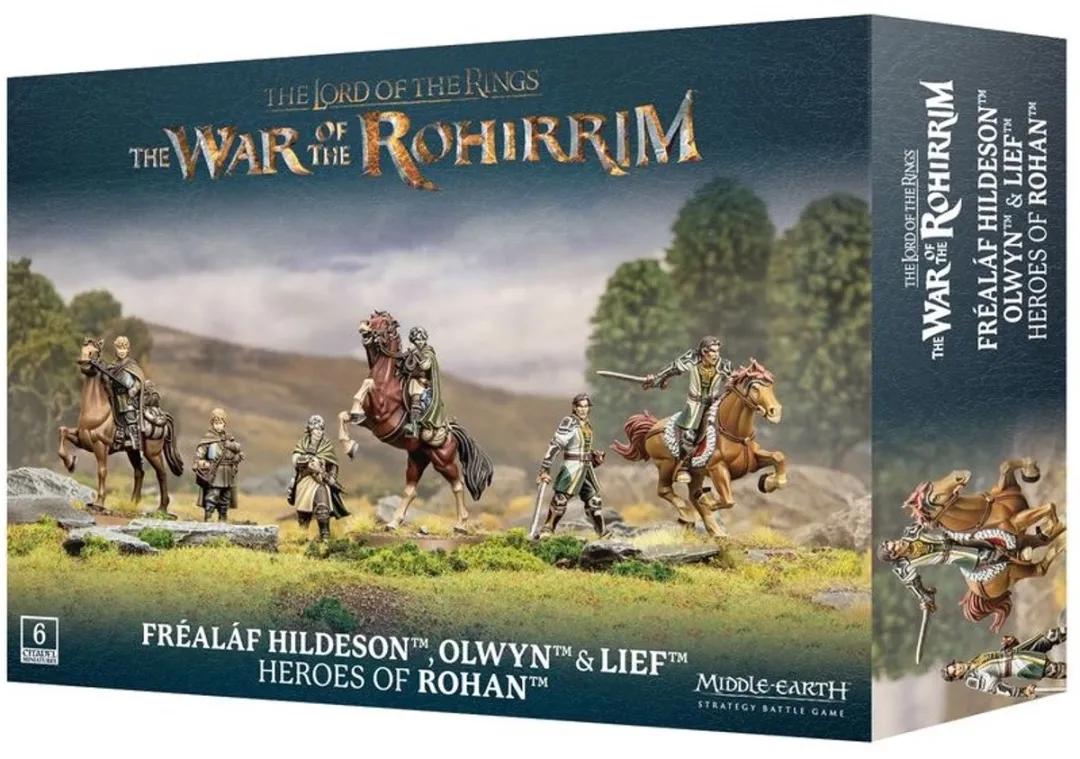 Games Workshop Middle Earth Fréaláf Hildeson Olwyn & Lief Heroes of Rohan