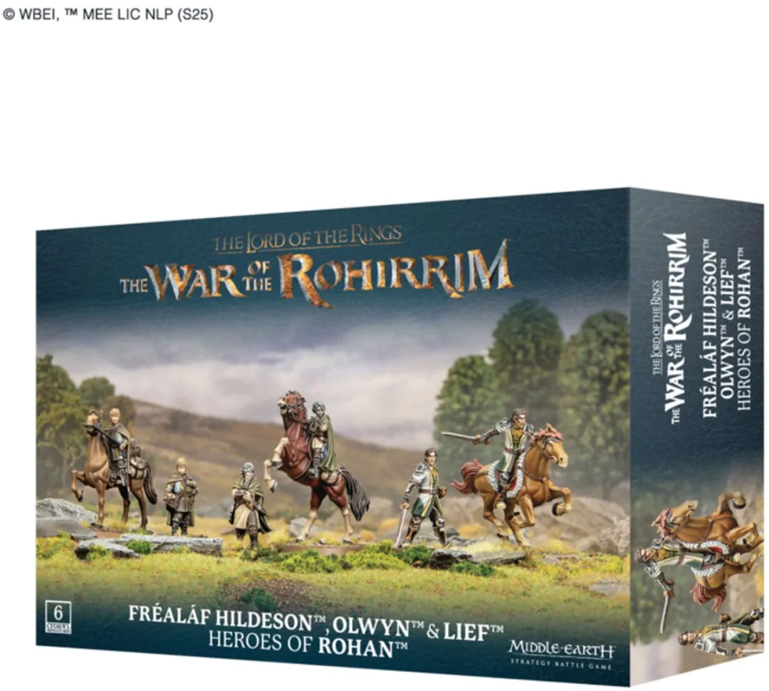 Games Workshop Middle Earth Fréaláf Hildeson Olwyn & Lief Heroes of Rohan