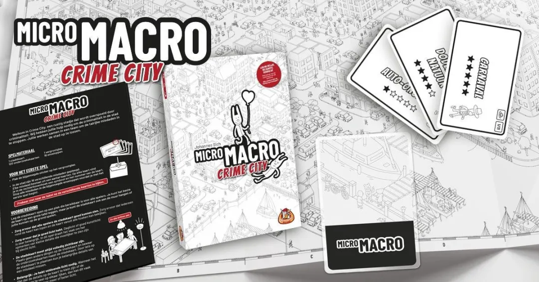 White Goblin Games MicroMacro Crime City WGG2155 Coöperatiefspel 1-4 spelers