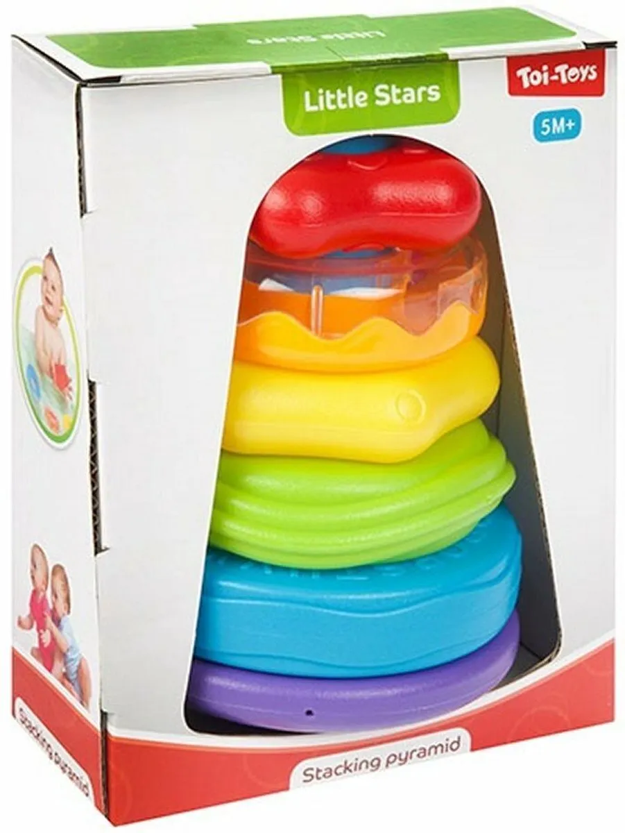 Toi-Toys Little Stars Baby Stapeltoren Cake - Multi