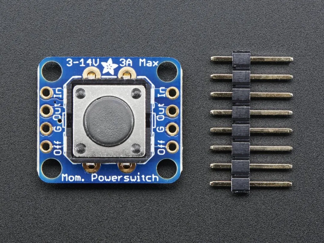 Adafruit Push-button Power Switch Breakout 1400