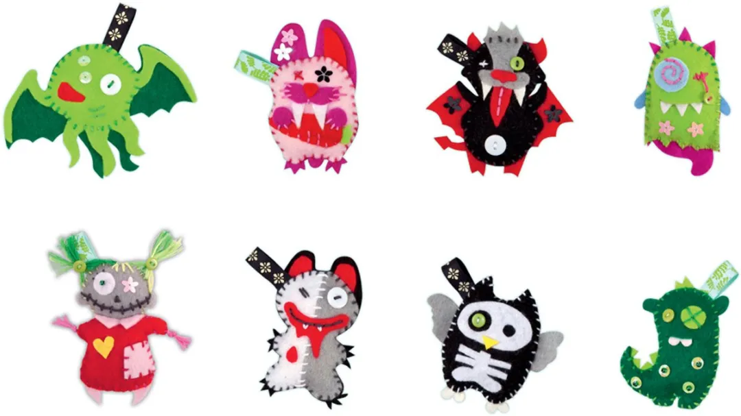Folia Mini Monsters Set - Multicolor