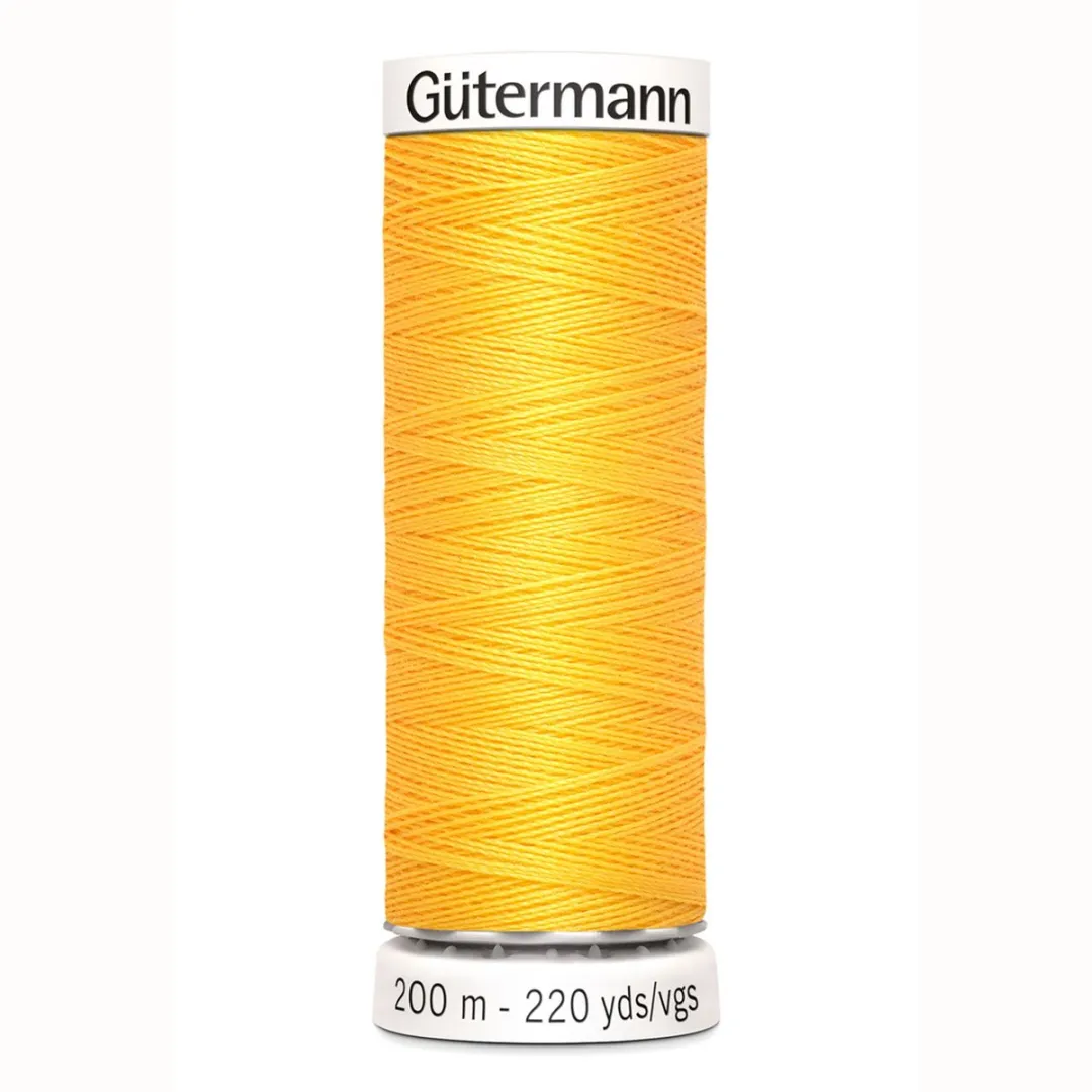 Gutermann Alles-Naaigaren Geel Nr 417 - 200m