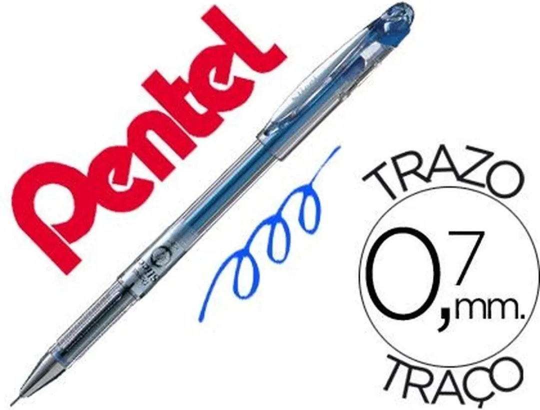 Pentel Slicci Lichtblauw Gelschrijver 0.3mm