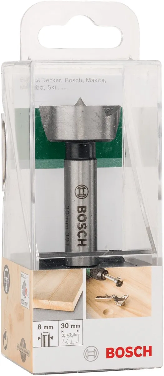Bosch Machinehoutboren DIN 7483 G 30,0 x 90mm