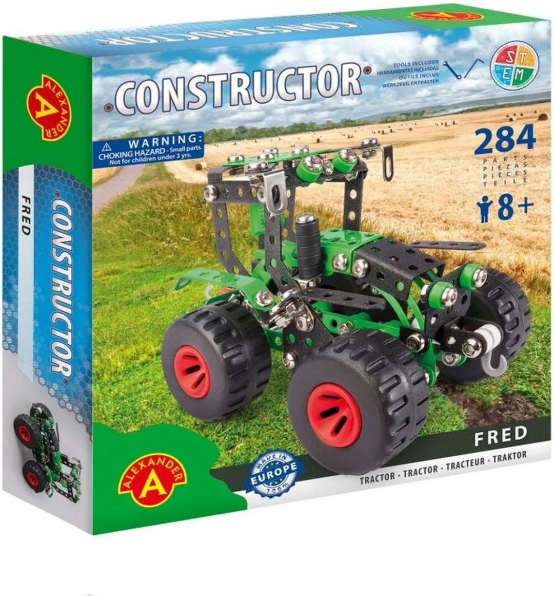 Alexander Toys Constructor Fred - 284 Stuks - Multicolor