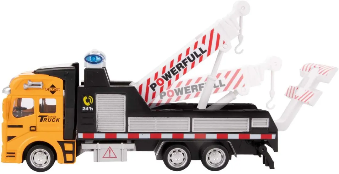 Toi-Toys Metalen Takel Sleepwagen met Auto 24087A - Multicolor