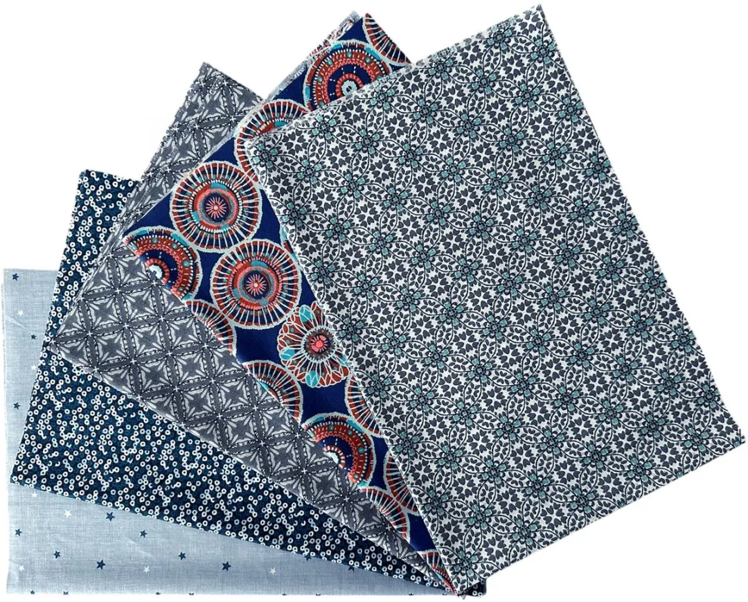 BINK Bedding Quilt Patchwork Lapjes 5 Stuks