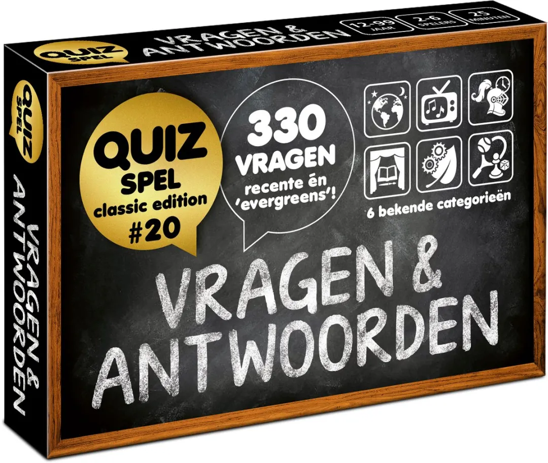 Vragen & Antwoorden #20 Kaartspel - 330 Vragen 2025 Editie