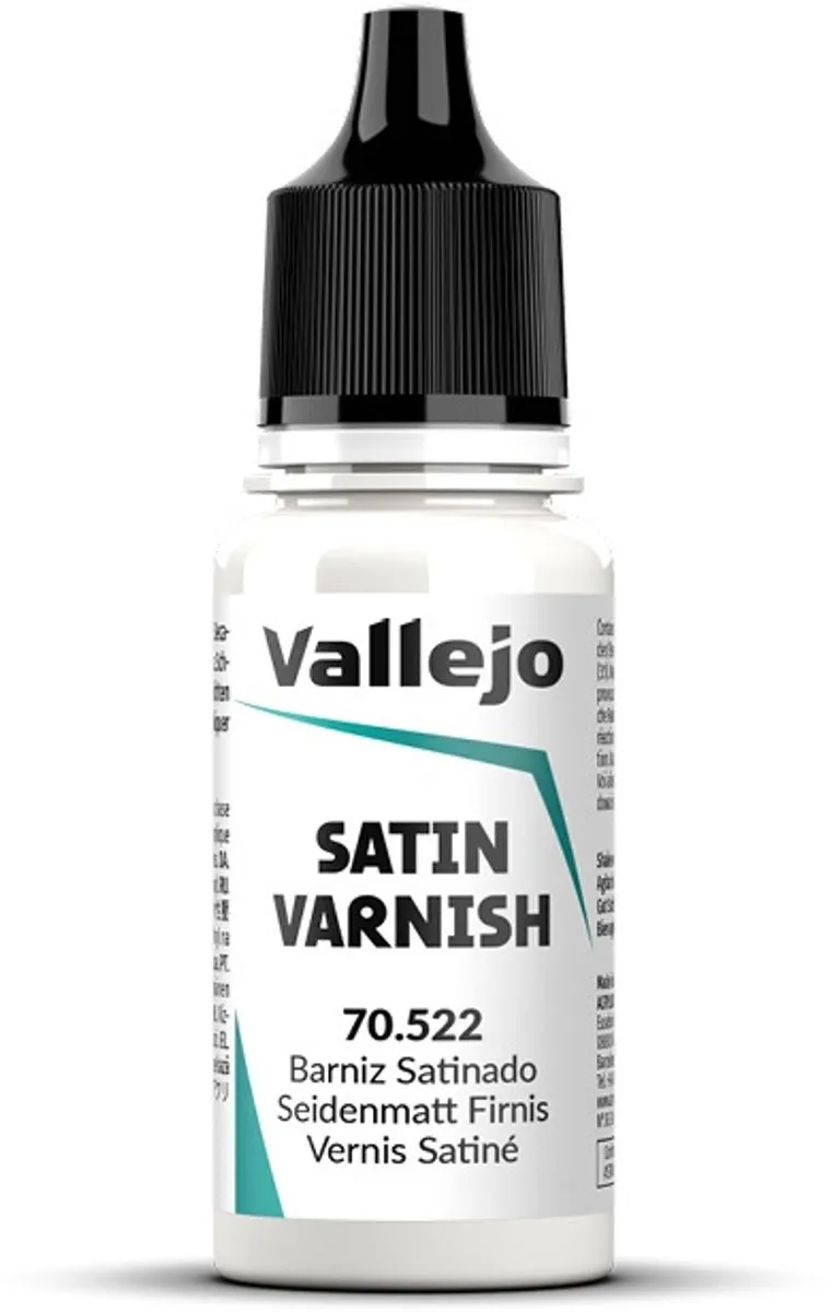 Vallejo Hobbyverf Acrylverf 70522 Varnish Satin