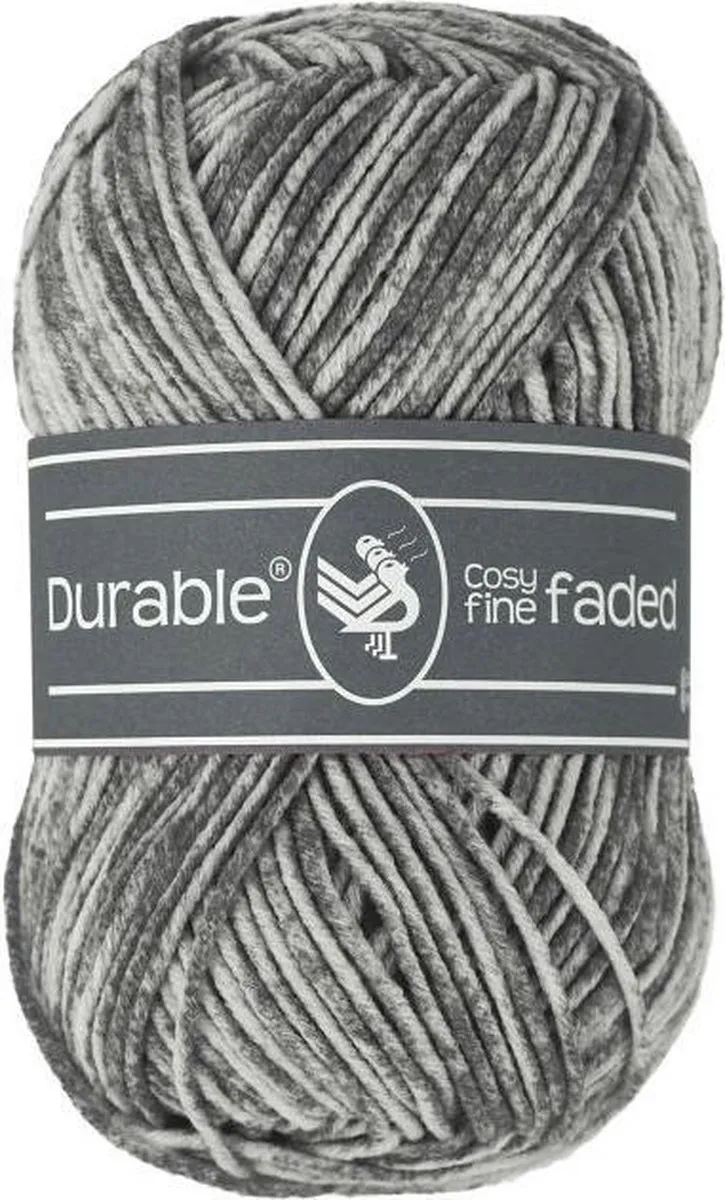 Durable Cosy Fine Faded Charcoal