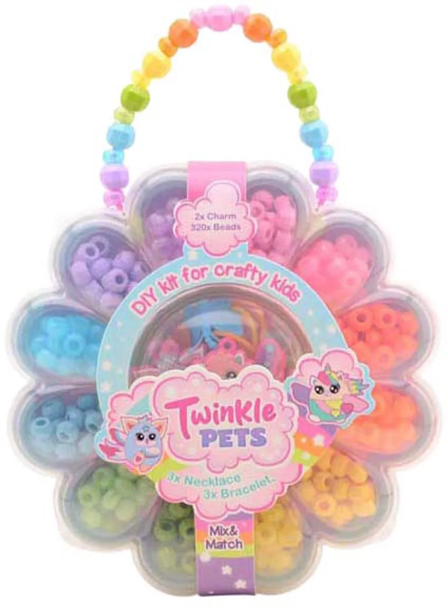 Johntoy Twinkle Pets Kralenset - Multicolor - 150cm - 9 Kleuren