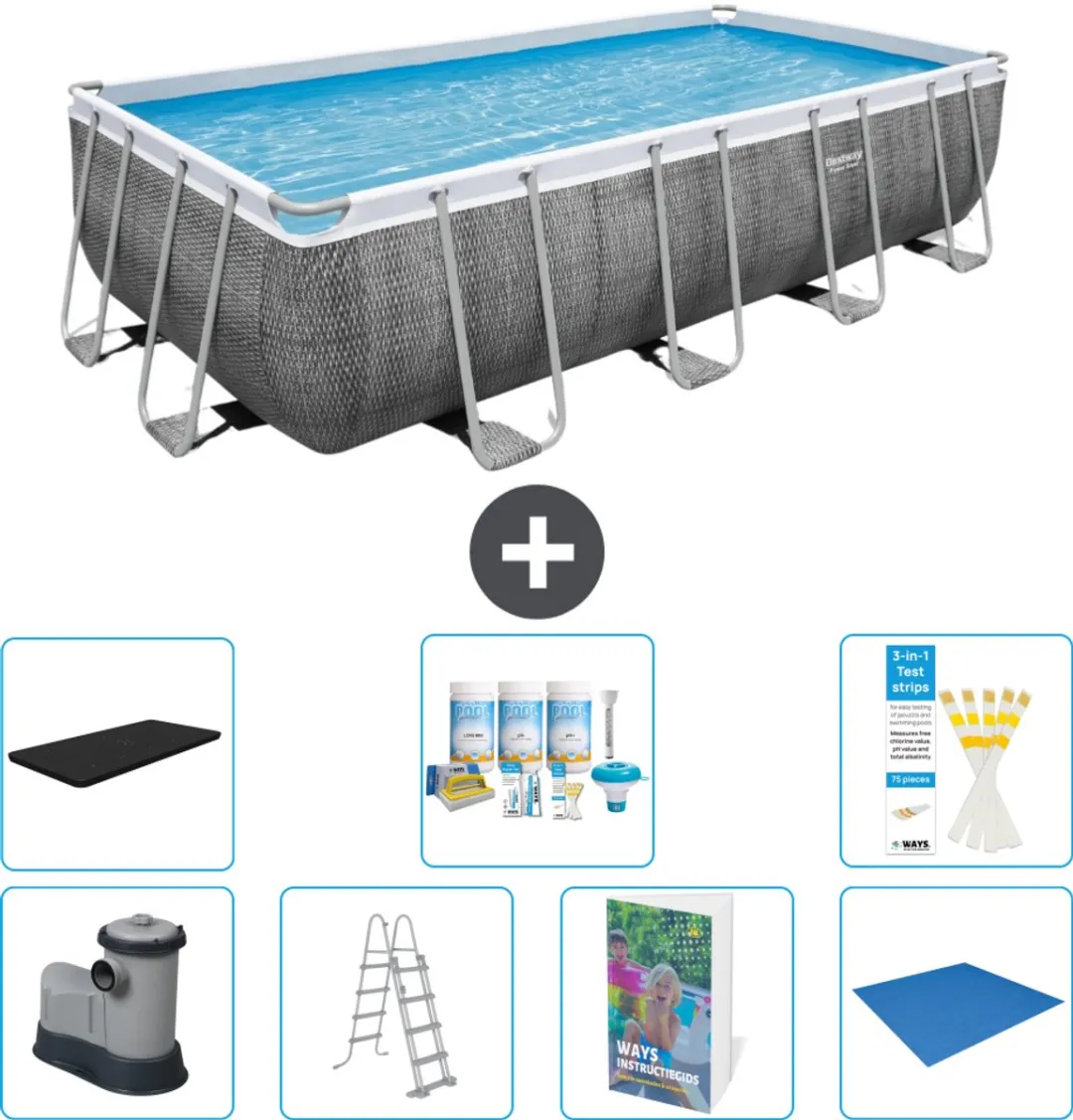 Bestway Power Steel Zwembad 549x274cm
