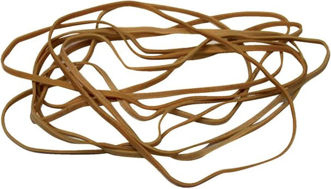 Quantore Elastiek 24 150x1mm - 500 gram - Bruin