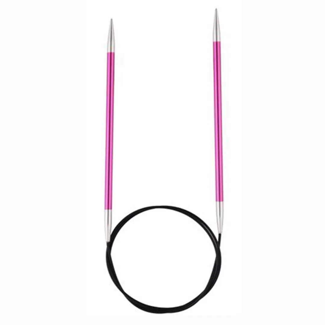 KnitPro Zing Rondbreinaalden 60cm 5.0mm - Multikleur