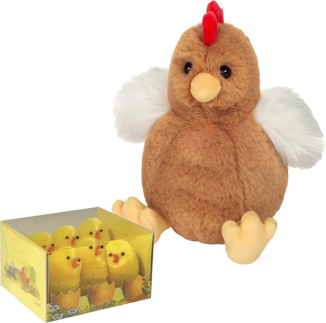 Teddy Hermann Pluche Kip Knuffel 18cm
