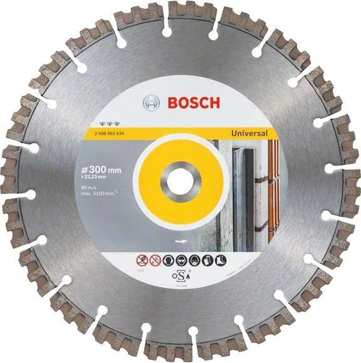 Bosch Diamantschijf Best Univer+Met 300/22,23 - Hout