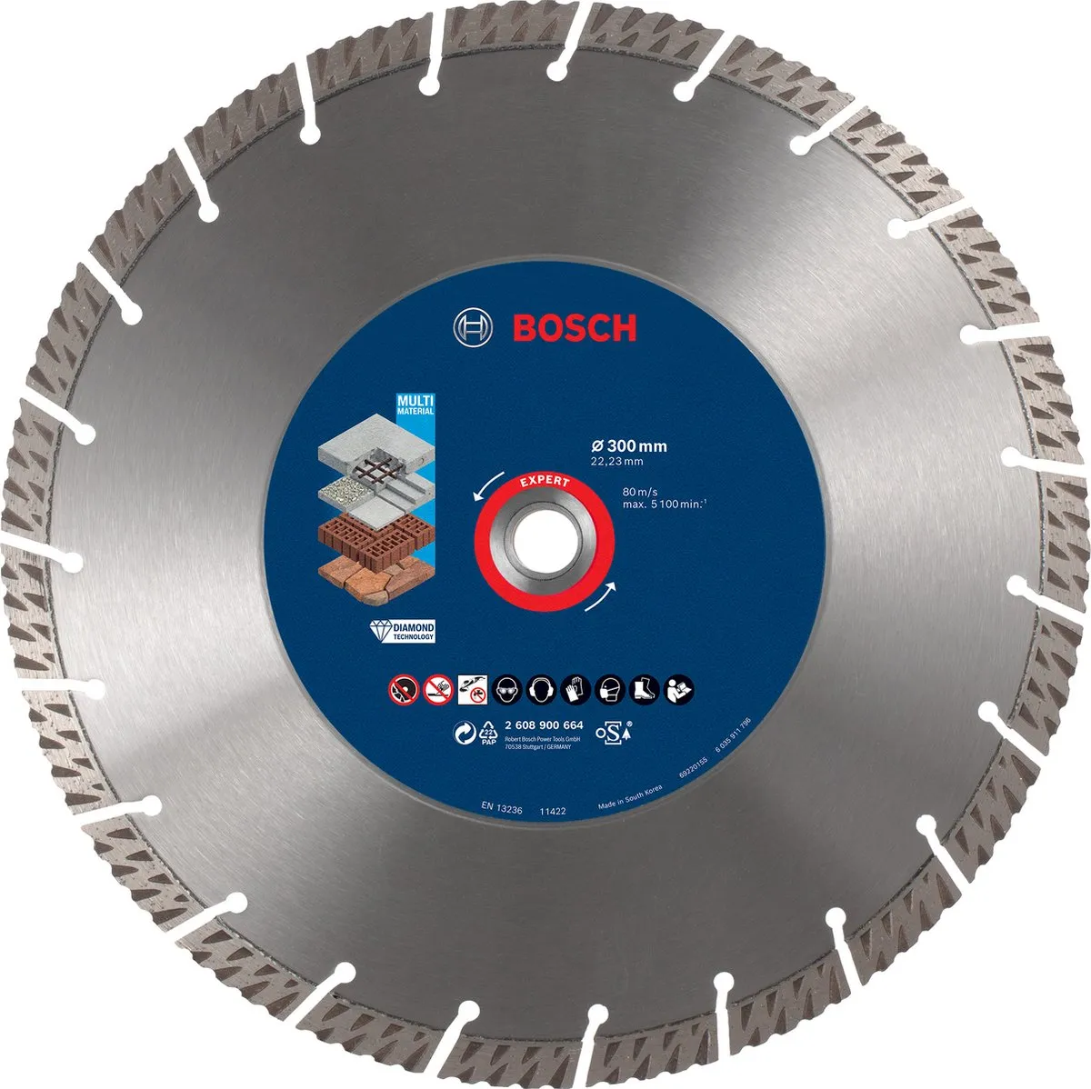 Bosch Diamantschijf Best Univer+Met 300/22,23