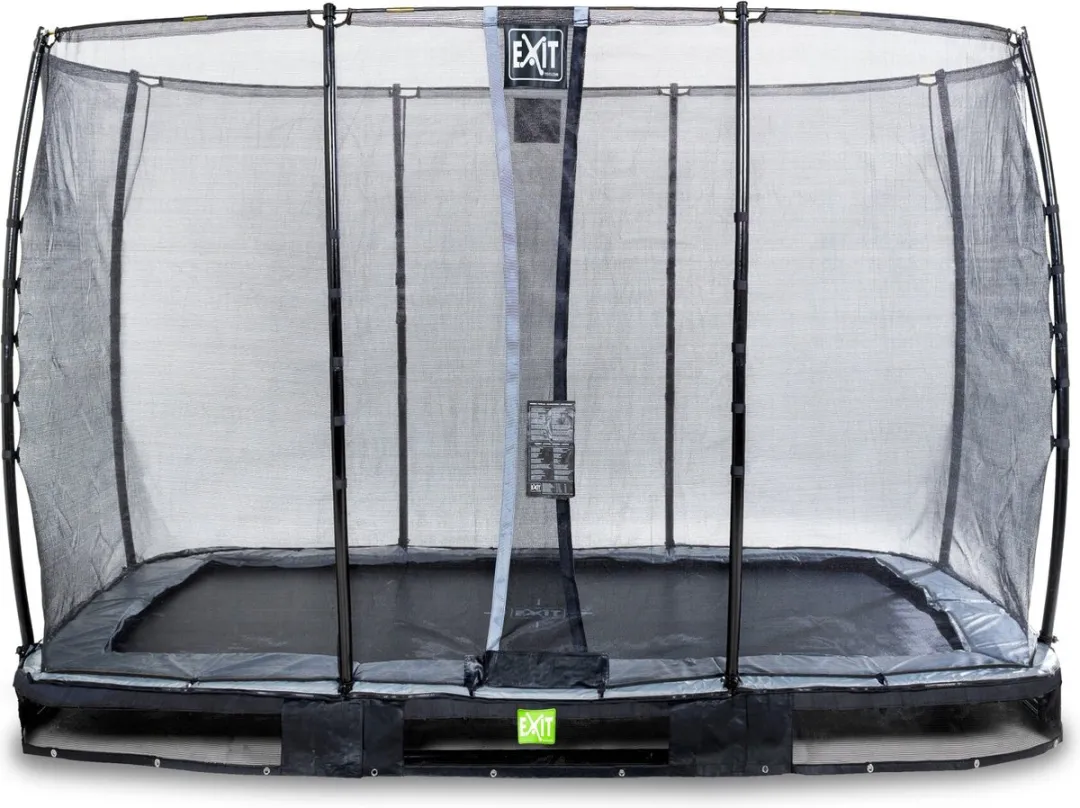 EXIT Elegant Inground Trampoline 214x366cm