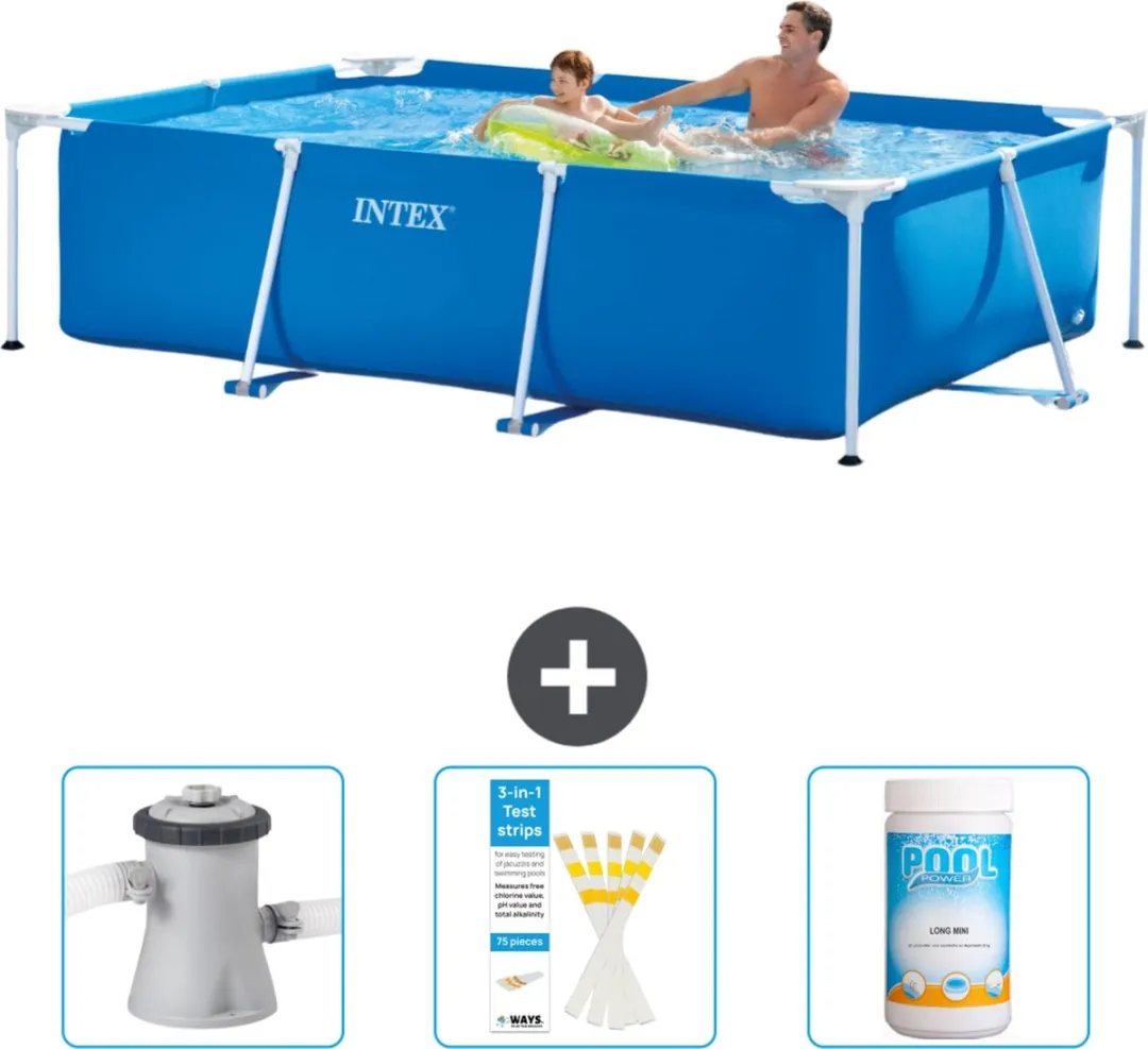 Intex Rechthoekig Frame Zwembad 260x160cm
