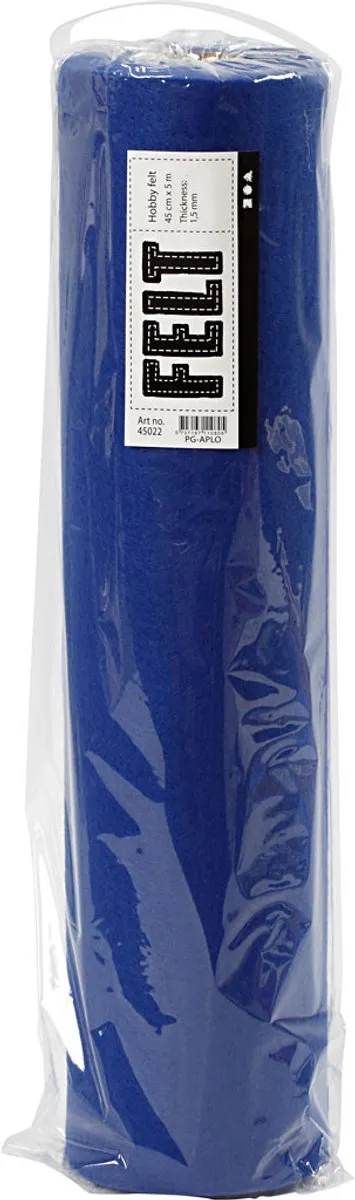 Creativ Company Hobbyvilt Rol 5m - Blauw