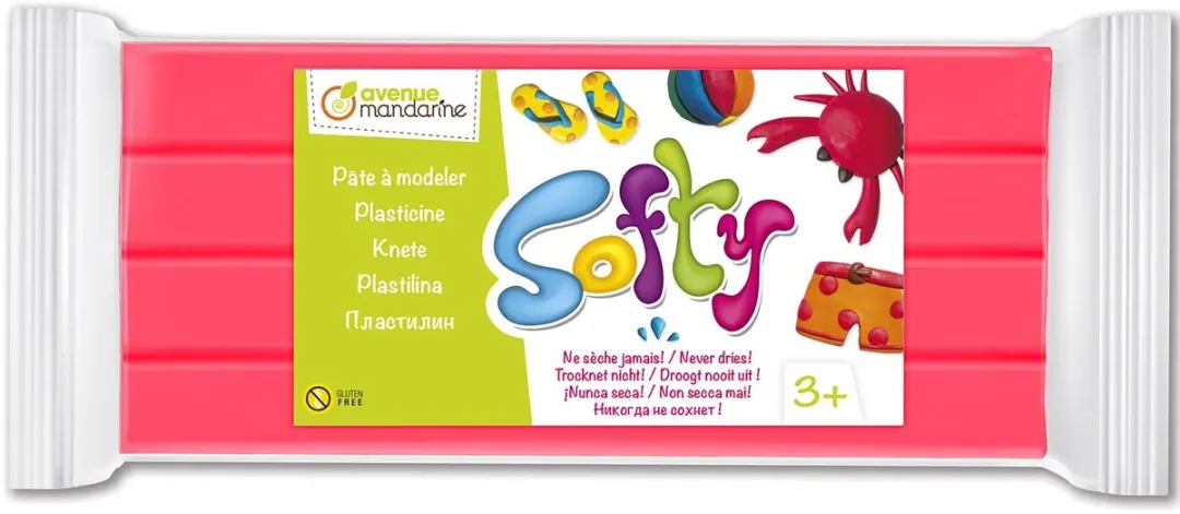 Creativ Company Softy Boetseerklei 500g - Roze