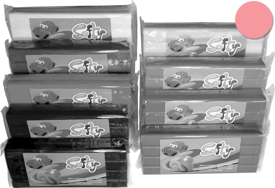 Creativ Company Softy Boetseerklei 500g - Roze