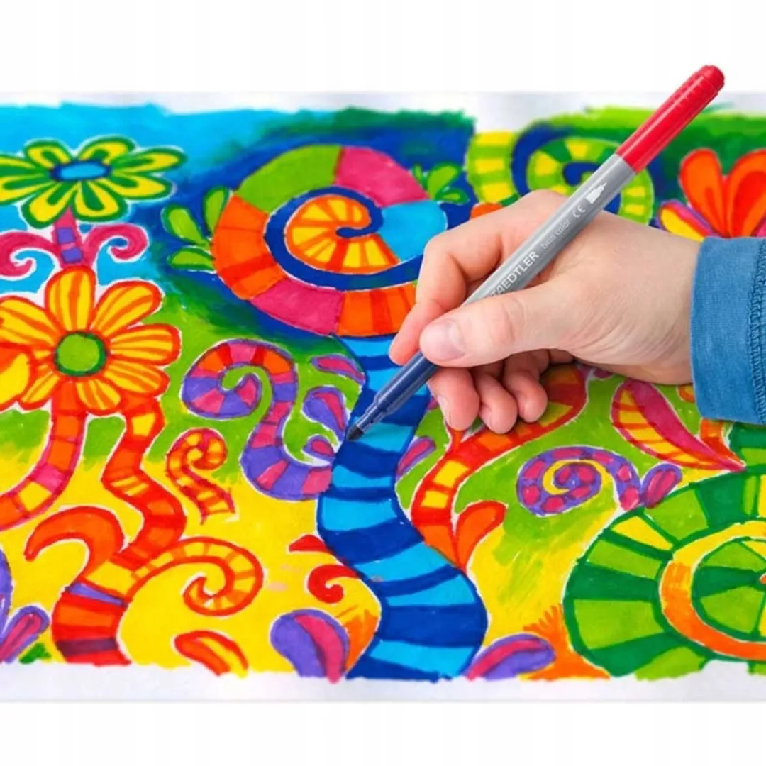 STAEDTLER Dubbelzijdige Stiften 20 Kleuren - 10 Stuks