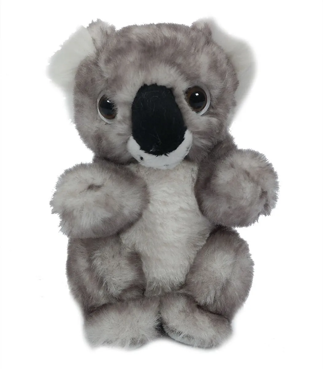 PIA Soft Toys Koala 16cm - Grijs/Zwart