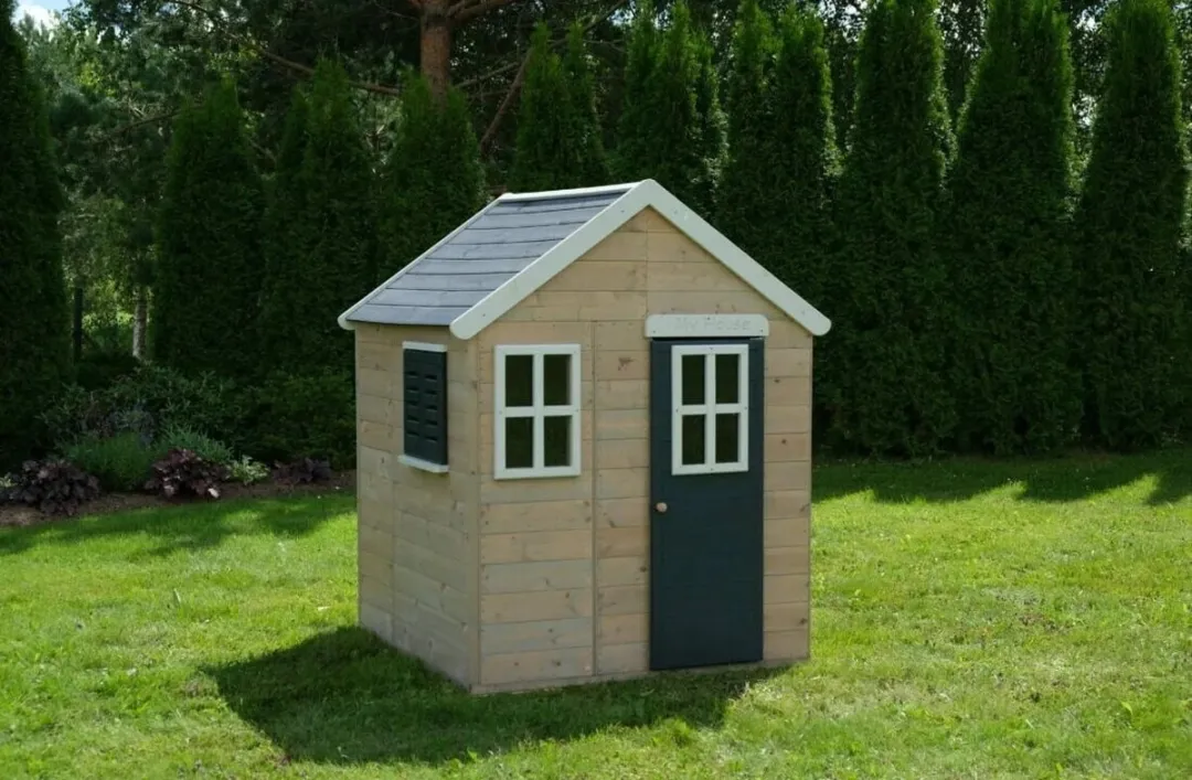 Wendi Toys Speelhuisje Zomervilla 120x120cm - Grijs