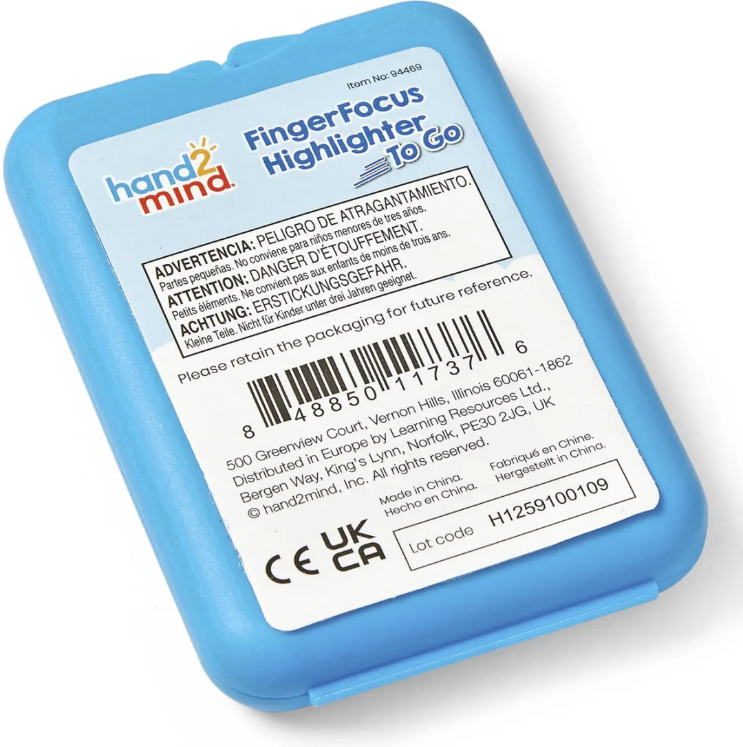 Learning Resources FingerFocus To Go - 1 Stuk - Multicolor