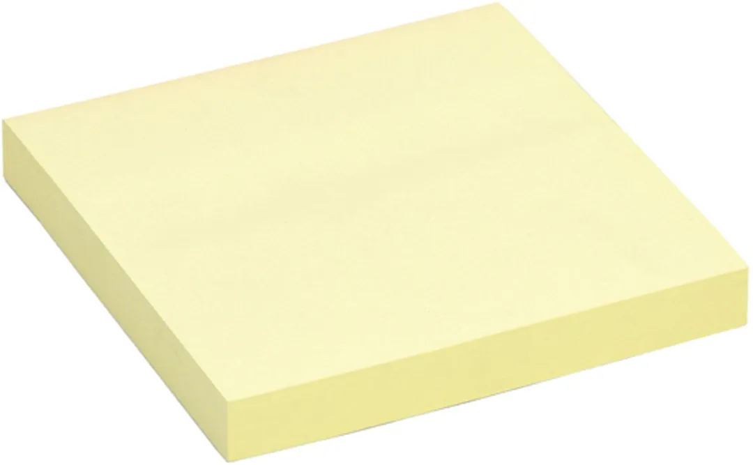 Quantore Memoblok 76x76mm Geel