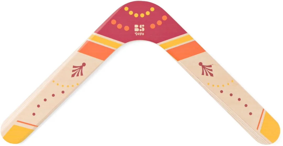 BS Toys FSC Houten Boemerang Meerkleurig