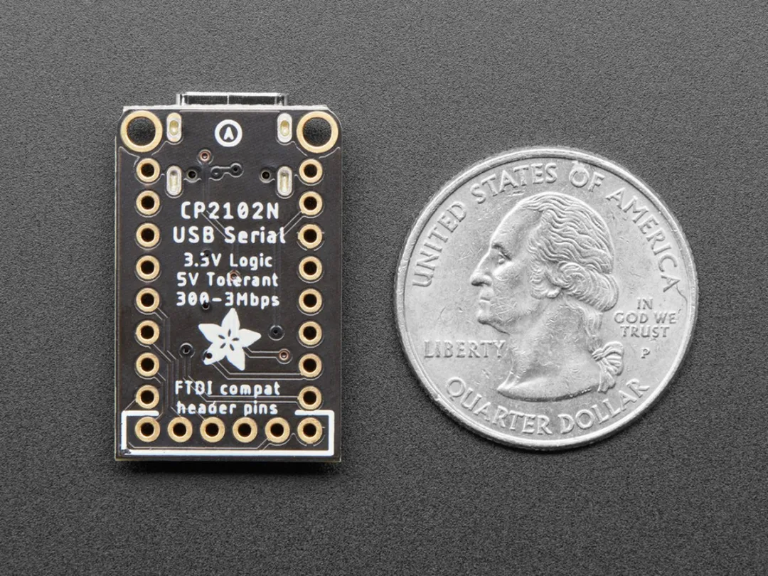 Adafruit CP2102N Friend USB naar Seriële Converter - Meerkleurig