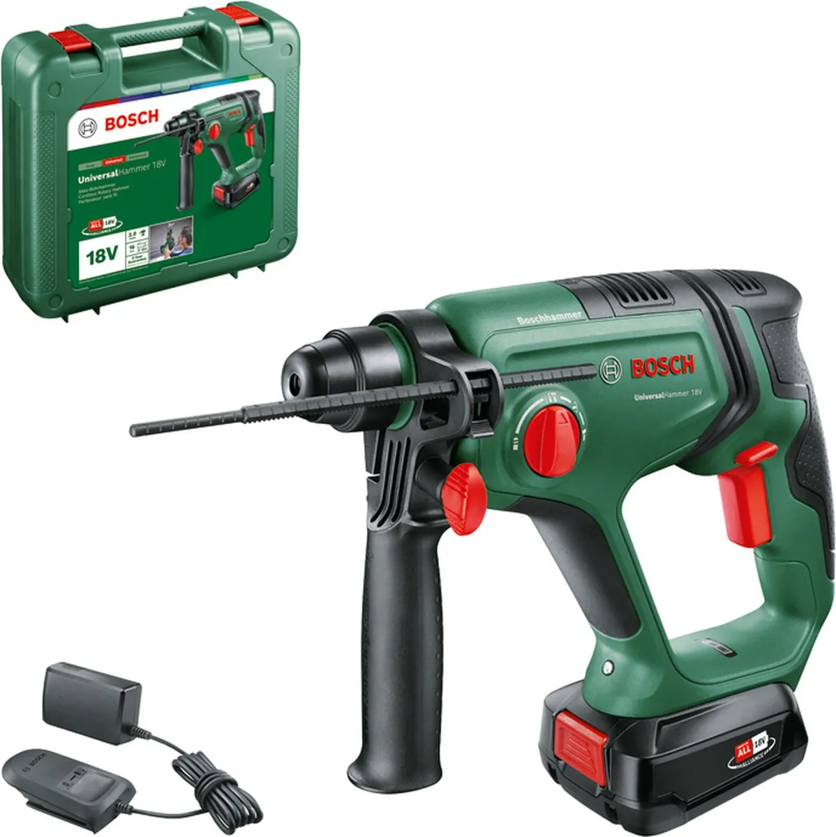 Bosch UniversalHammer 18V 2.0J 2500mAh - 2 Snelheden