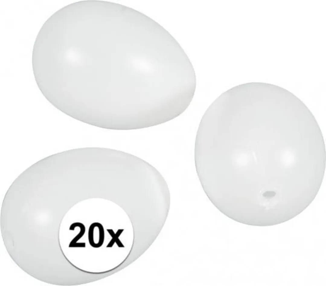 Rayher Plastic Paaseieren 20 Stuks