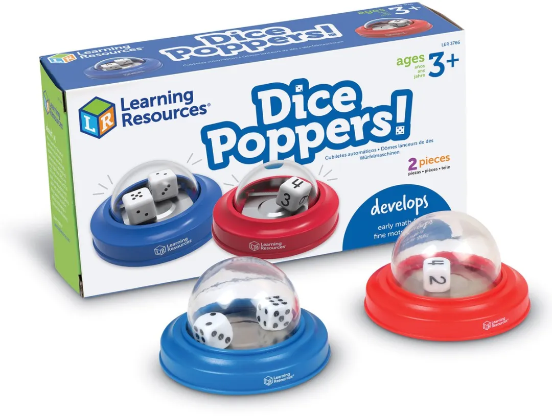 Learning Resources Dice Poppers Multicolor