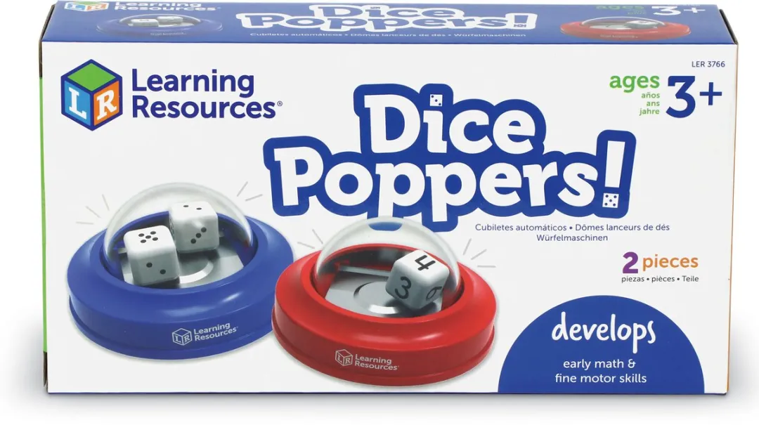 Learning Resources Dice Poppers Multicolor - 2 Stuks - afbeelding 6 van 6