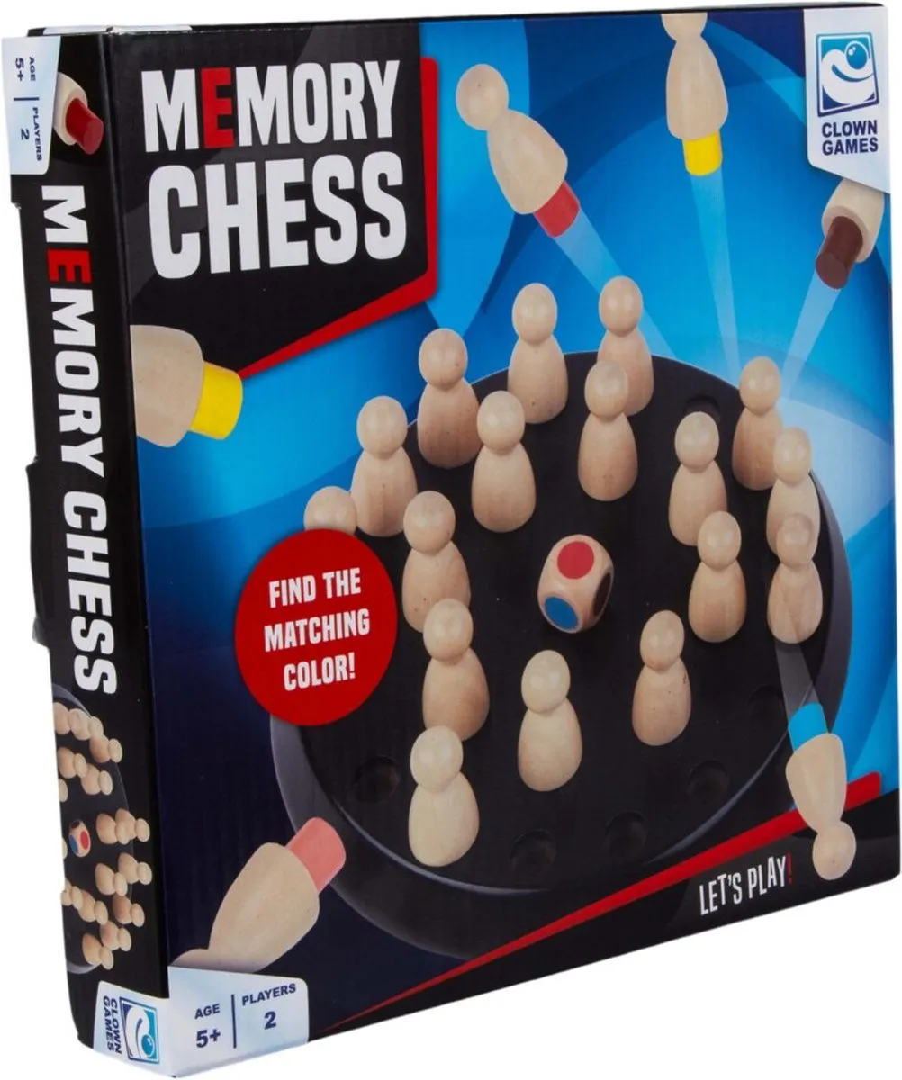 Clown Games Memory Chess 2013544 - Meerkleurig