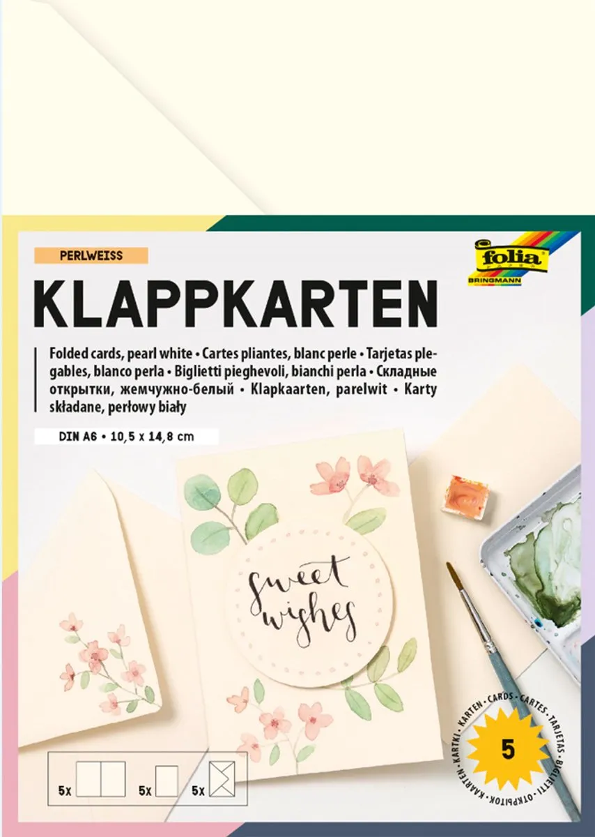 Folia Blanco Dubbele Kaarten 105x150mm