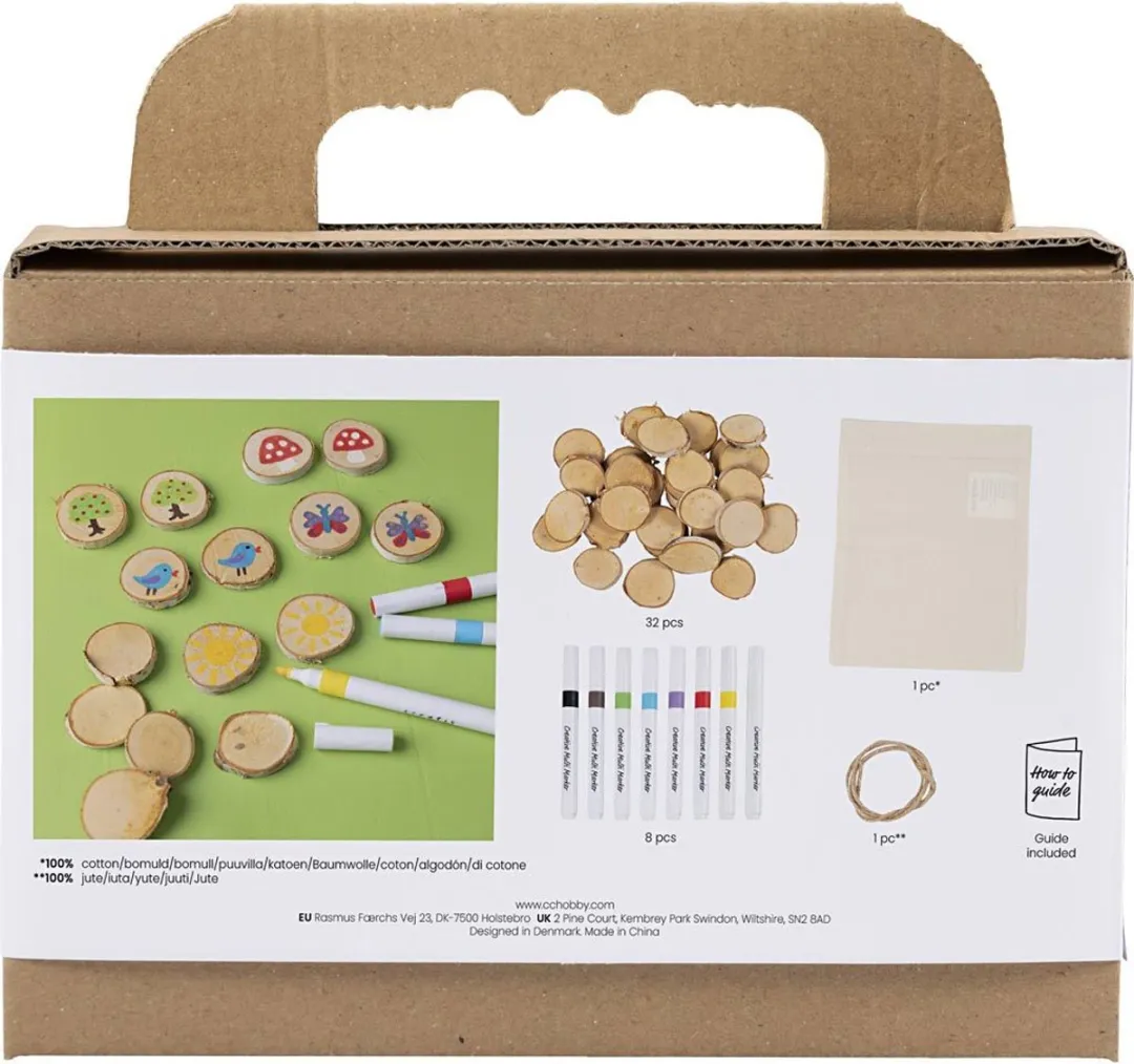 Creativ Company Mini Hobbyset Drie op een Rij - Multicolor